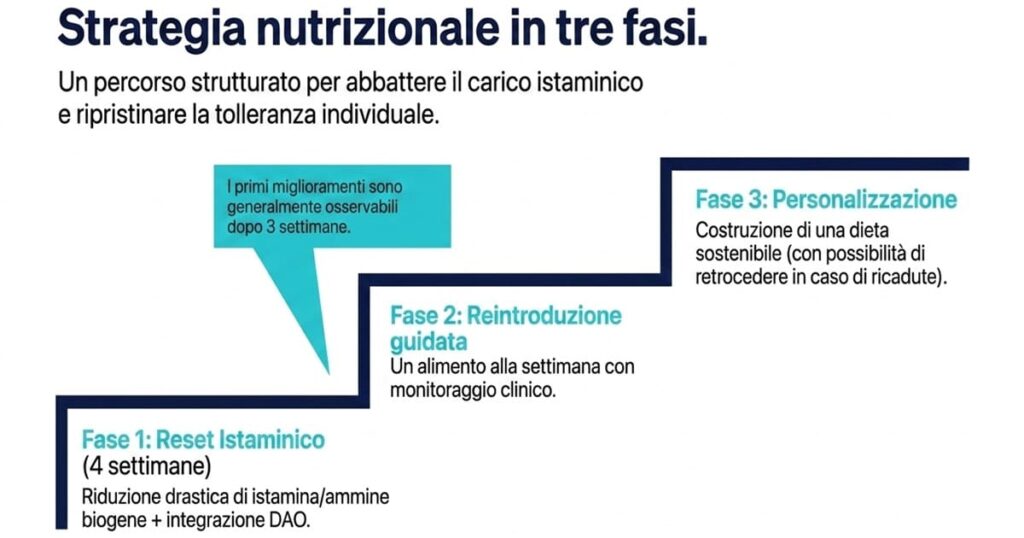 Strategia nutrizionale in tre fasi